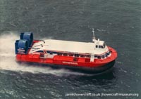 AP1-88 hovercraft promotional day by BHC -  (credit: The <a href='http://www.hovercraft-museum.org/' target='_blank'>Hovercraft Museum Trust</a>).